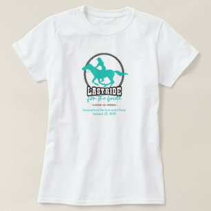 T-shirt Chemise Bright Turquoise Dernière Virée Pour La Ma