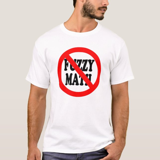 T-shirt chemise brouillée de maths de fin (Devant)