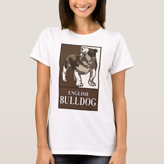 T-shirt Chemise Bulldog anglaise (Devant)