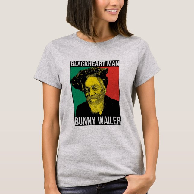 T-shirt Chemise Bunny Wailer Reggae Rasta Jamaïque Roots  (Devant)