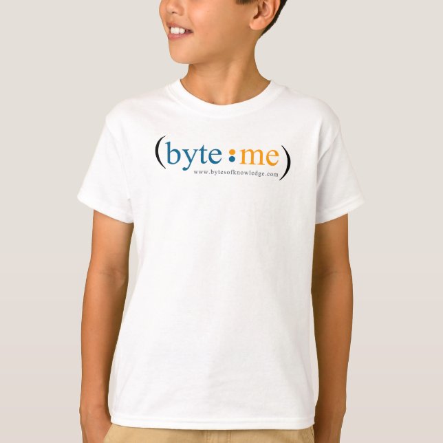 T-shirt Chemise Byte Me de l'enfant (Devant)