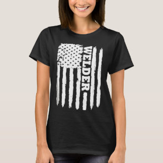 T-shirt Chemise Cadeau Drapée Drapeau de Soudure