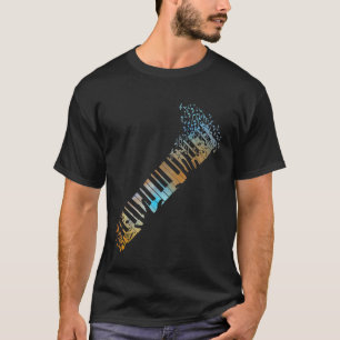 T-shirt Chemise Cadeau Piano Clavier pour Hommes Femmes En