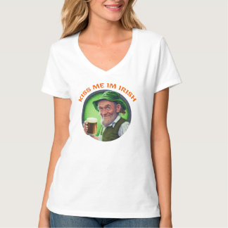 T-shirt Chemise cadeau Saint Patrick Day | Embrasse-moi im