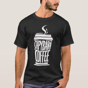 T-shirt Chemise café Capybara Drôle Amoureux des animaux
