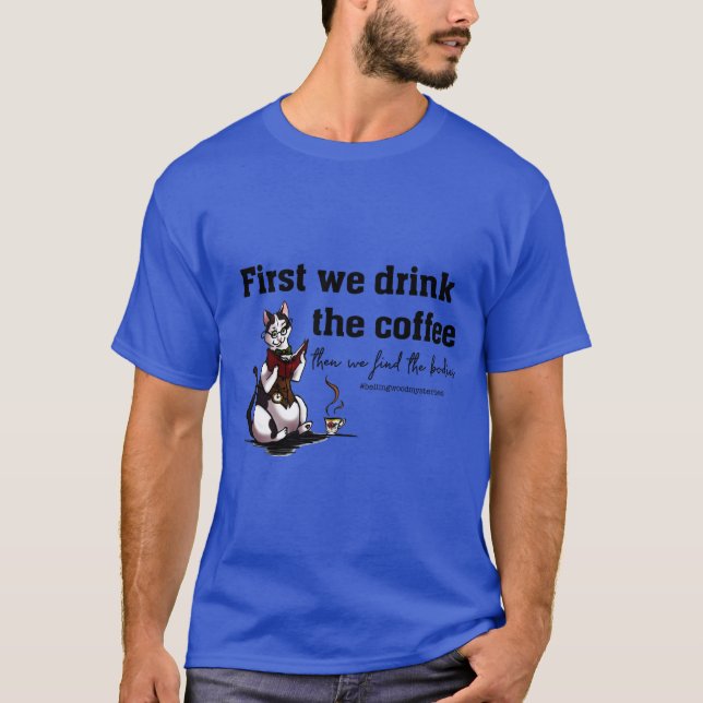 T-shirt Chemise Café et Corps (Devant)