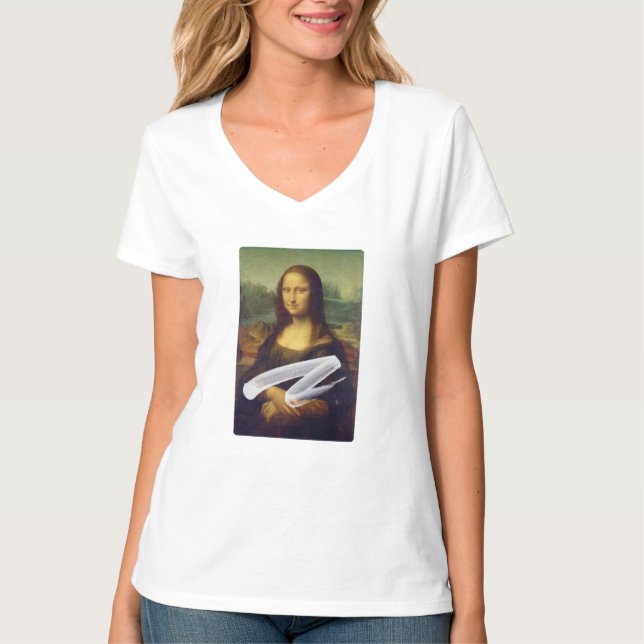 T-shirt Chemise Caked Mona Lisa (Devant)