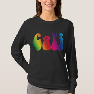 T-shirt Chemise Cali Cravate-Dye California Rainbow Logo