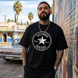 T-shirt Chemise California Chicano West Coast
