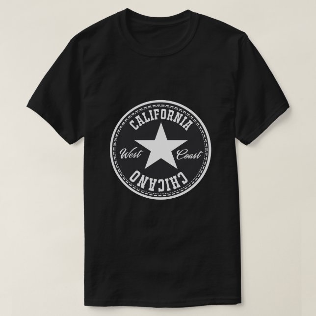T-shirt Chemise California Chicano West Coast (Design devant)