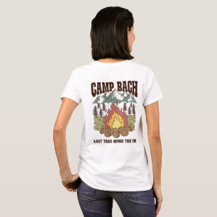 T-shirt Chemise Camp Bachelorette Dernier Sentier Avant Le