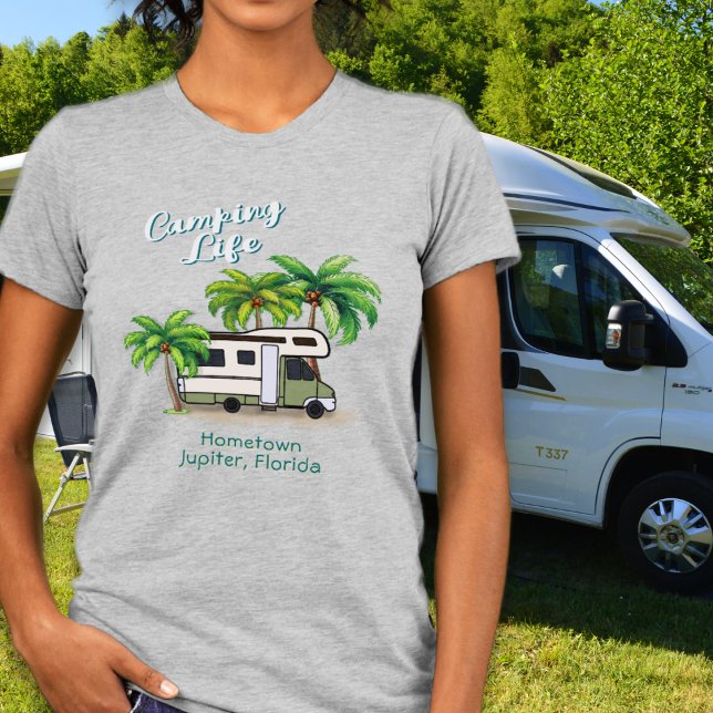 T-shirt Chemise Camping Life Classe C Camping-car (Créateur téléchargé)