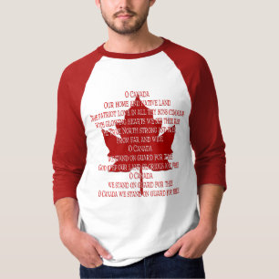 T-shirt Chemise Canada Hymne Jersey Souvenir féminin Canad