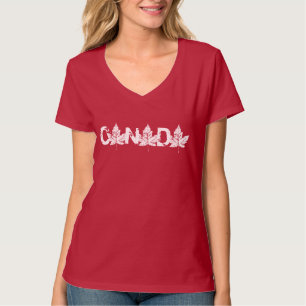 T-shirt Chemise Canada Jersey Plus Taille Canada féminin