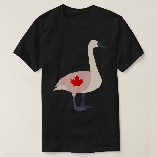 T-shirt Chemise canadienne d'oie pour la fête du Canada 20 (Design devant)