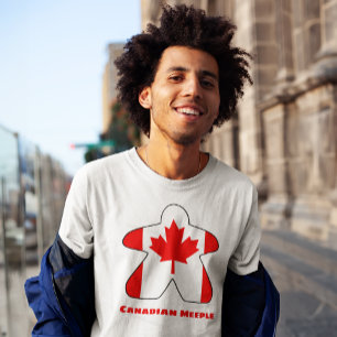 T-shirt Chemise canadienne Meeple Mens
