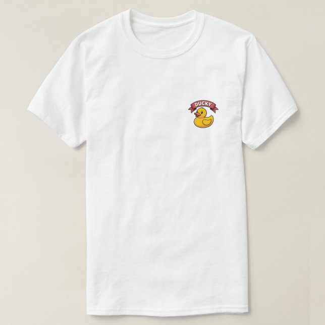 T-shirt Chemise Canard en Caoutchouc (Design devant)