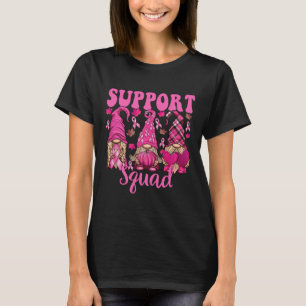T-shirt Chemise Cancer Pour Femmes Gnomes Équipe de Soutie