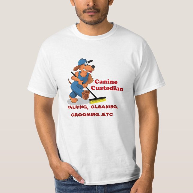 T-shirt Chemise canine de gardien (Devant)