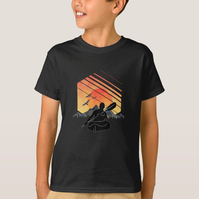 T-shirt Chemise canoë Kayak Paddle (Devant)
