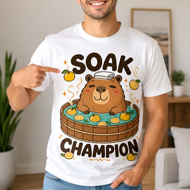 T-shirt Chemise Capybara Calme Chaos Hérisson (Créateur téléchargé)