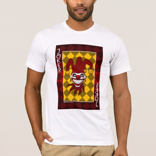 T-shirt Chemise Carte Joker (Devant)