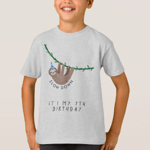 T-shirt Chemise Casquette Sloth Birthday Party
