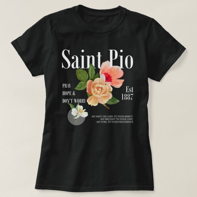 T-shirt Chemise catholique traditionnelle, Bible de Saint  (Design devant)