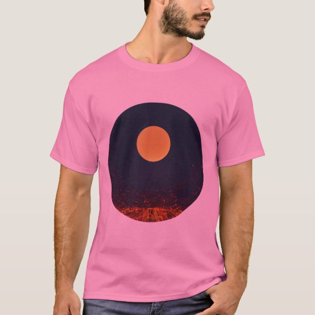 T-shirt "Chemise céleste de la phase T de la lune - Unisex (Devant)