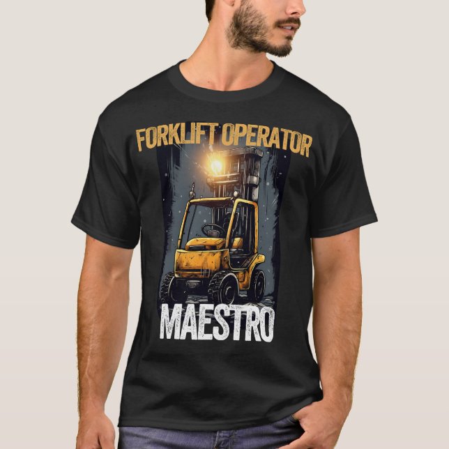 T-shirt chemise certifiée chariot élévateur (Devant)