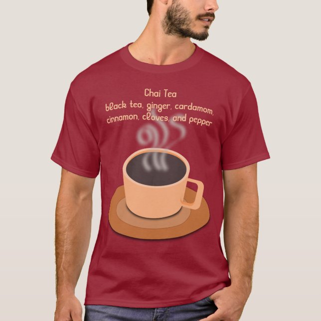 T-shirt Chemise Chai Tea Unisex (Devant)