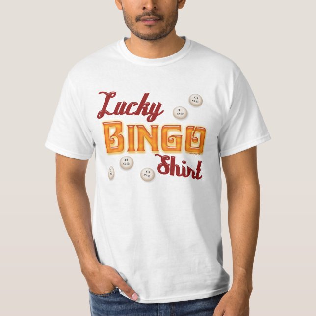 T-shirt Chemise chanceuse de bingo-test (Devant)