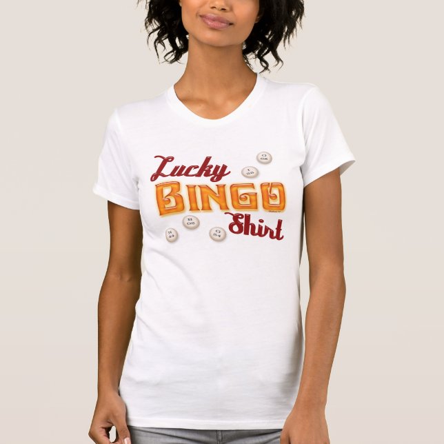 T-shirt Chemise chanceuse de bingo-test (Devant)