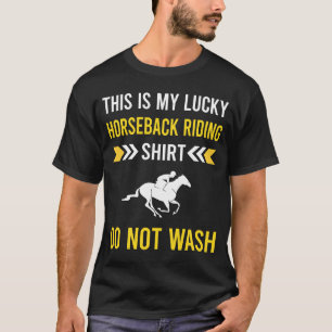 T-shirt Chemise Chanceuse Équitation Cheval à Cheval