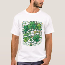 Chemise chanceuse et audacieuse Shamrock pour la S