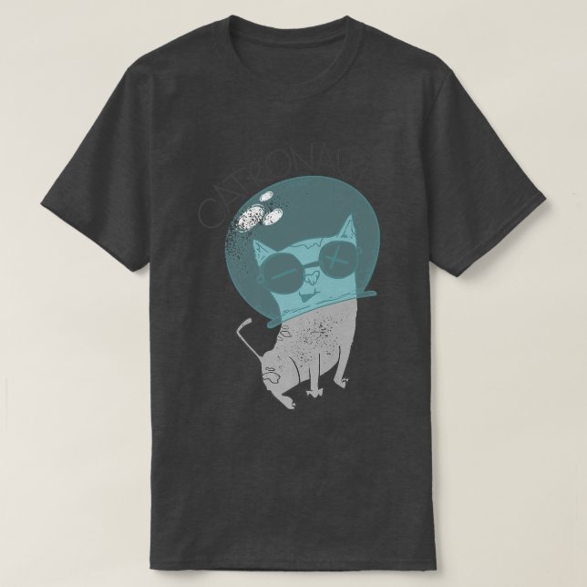 T-SHIRT CHEMISE CHAT FUNNY (Design devant)