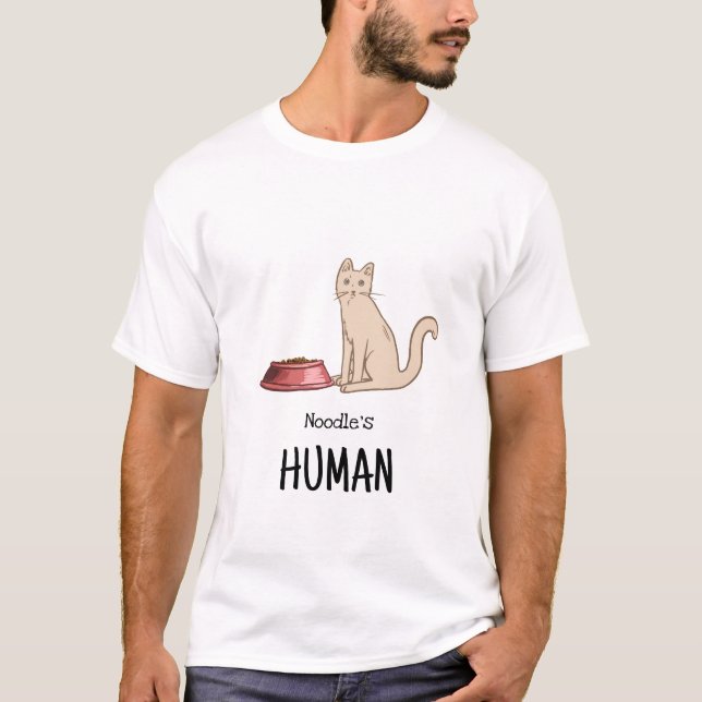 T-shirt Chemise Chat Persan Brun (Devant)