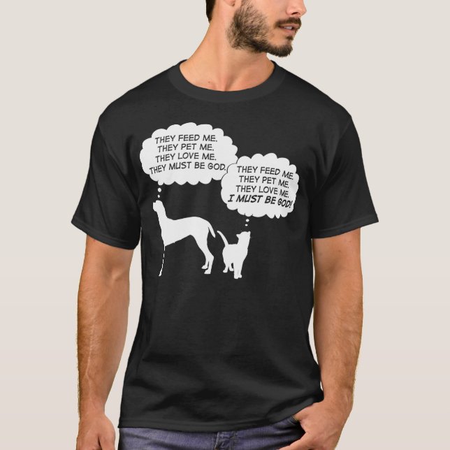 T-shirt Chemise Chats et Chiens (Devant)