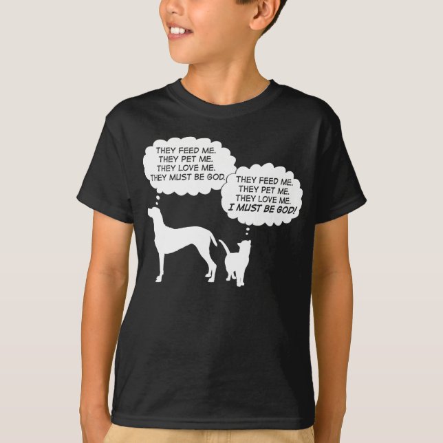 T-shirt Chemise Chats et Chiens (Devant)