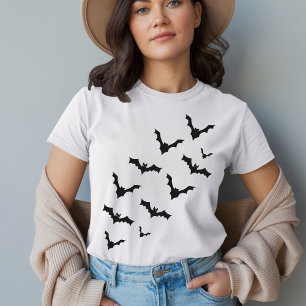 T-shirt Chemise Chauves-souris Effrayantes, Chemise Hallow