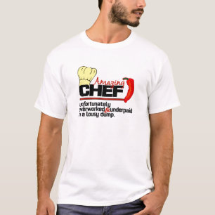 T-shirt Chemise Chef Extraordinaire - choisir style et cou