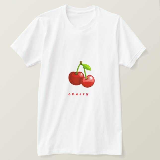 T-shirt chemise cherry (Design devant)