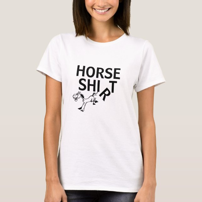 T-SHIRT CHEMISE CHEVAL (Devant)