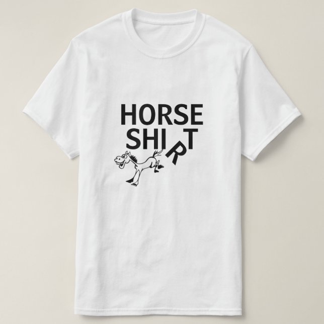 T-SHIRT CHEMISE CHEVAL (Design devant)