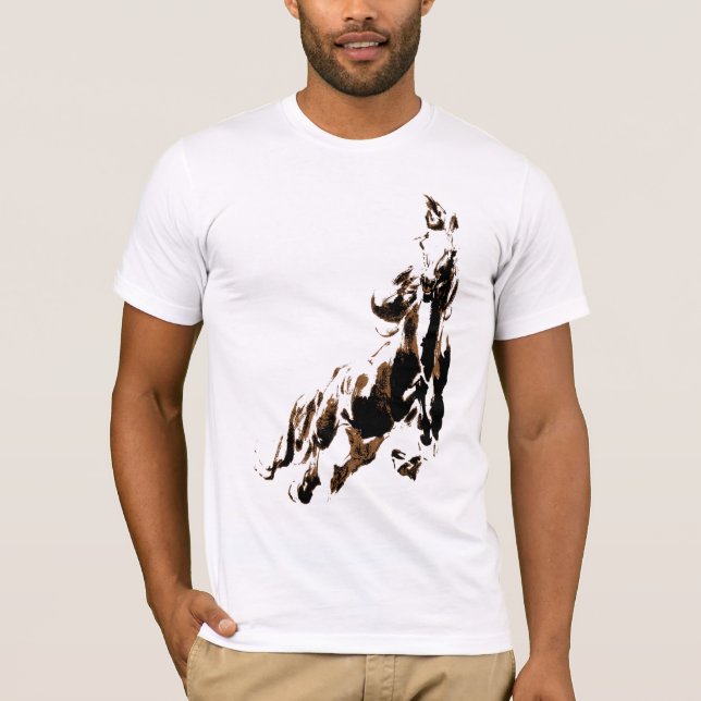 T-shirt Chemise Cheval (Devant)