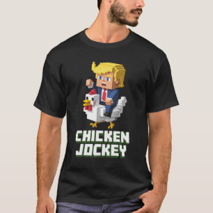 T-shirt Chemise Chicken Jockey Trump - Mème Pixel Gamer
