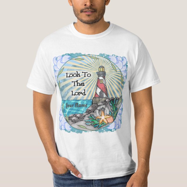 T-shirt Chemise chrétienne Look Lighthouse (Devant)