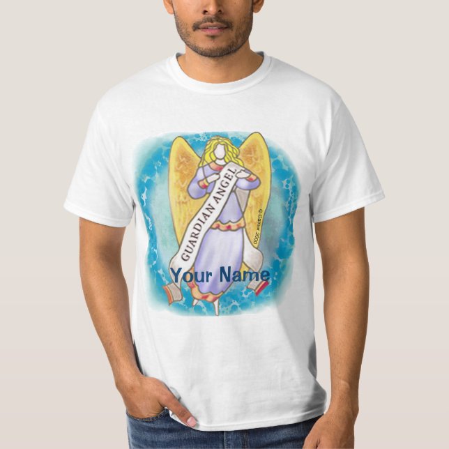 T-shirt Chemise Christian Guardian Angel (Devant)