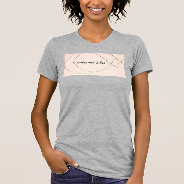 T-shirt Chemise Christian Ministry Loaves Fishers (Devant)