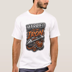 T-shirt Chemise citation artistique argent MARIÉE AU FER